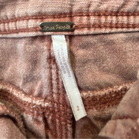 Free People Great Expectations Lace Cutout Shorts Women’s 2 Mauve Pink - Picture 8 of 9